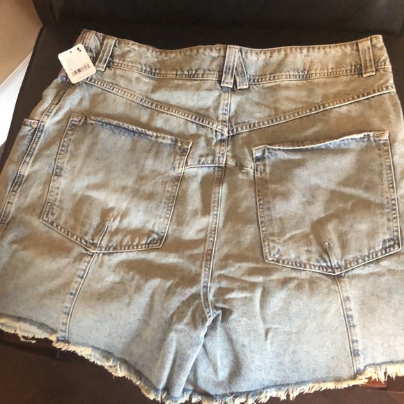 BNWT Free People Denim Harem Shorts - Picture 6 of 6